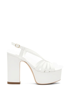 Casadei Elsa platform strap sandals - White