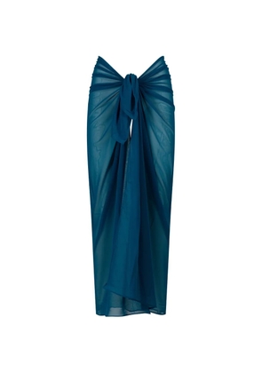 Fisico draped sarong - Blue