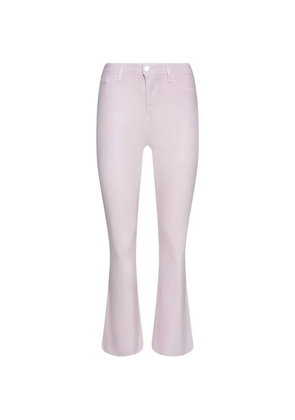 L'Agence Kendra cropped flare jeans - Pink