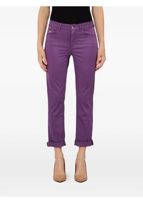 LIU JO cuffed pocket trousers - Purple