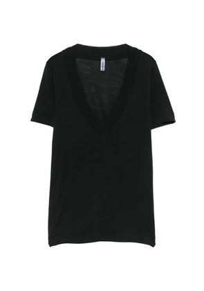 Daniele Fiesoli V-neck ultralight T-shirt - Black