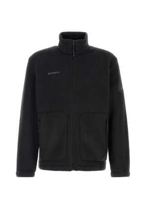 Mammut logo-print jacket - Black