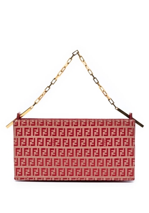 Fendi Pre-Owned 2000-2010 Zucchino Canvas handbag - Red