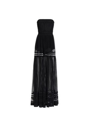 Elie Saab strapless maxi dress - Black