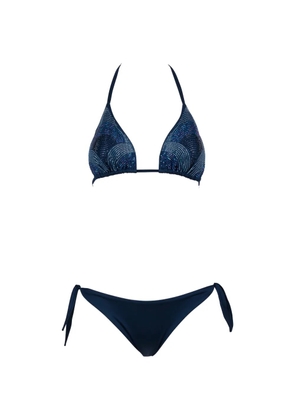 Pin Up Stars beaded bikini - Blue