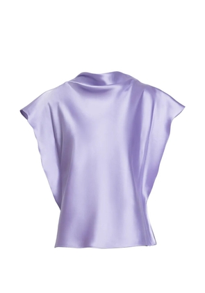 Tanya Taylor cowl neck top - Purple