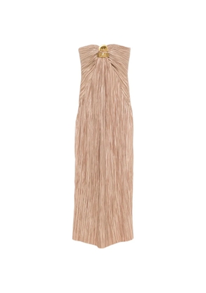 Cult Gaia Sequoia pleated maxi dress - Neutrals