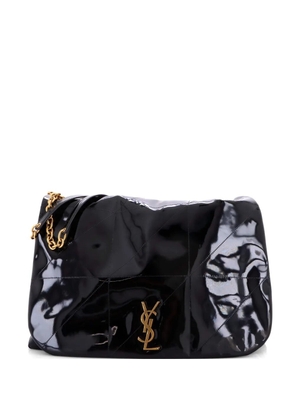 Saint Laurent Pre-Owned Jamie 4.3 Quilted Patent Large shoulder bag - Black
