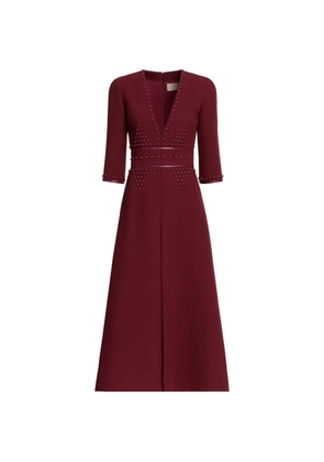 Elie Saab stud-embroidered midi dress
