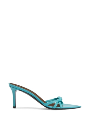 Giuseppe Zanotti Indigo Braid braided strips mules - Blue