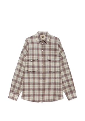Aniye By Rodeo check pocket shirt - Neutrals