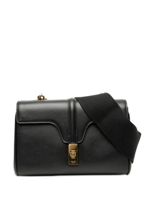 Celine Pre-Owned 2021 Teen Smooth Calfskin Soft 16 crossbody bag - Black