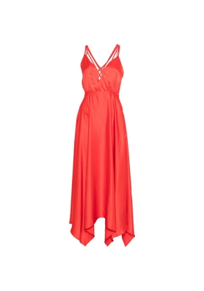 SANDRO cut-out strap dress - Red