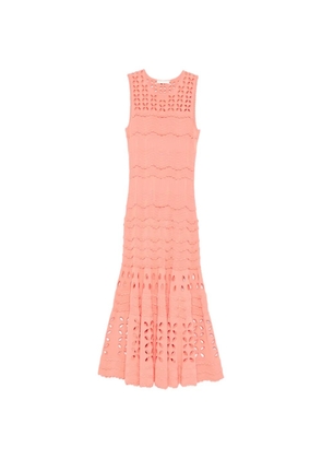 Ulla Johnson Lakshmi sleeveless midi dress - Pink