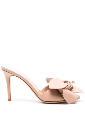 Gianvito Rossi Lucilla 85mm leather sandals - Neutrals