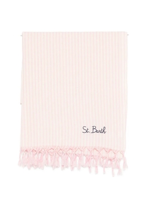 MC2 Saint Barth Foutas striped beach towel - Neutrals