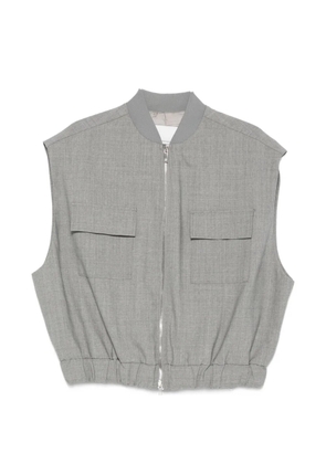 Nine In The Morning flap-pockets waistcoat - Grey