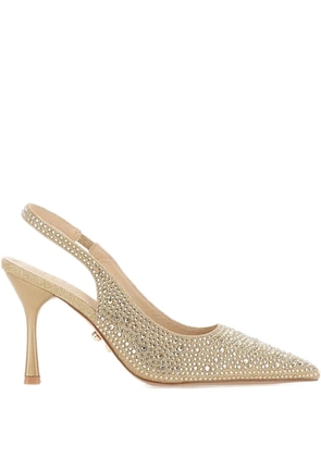 TWENTY FOURHAITCH 90mm Eindhoven pumps - Gold