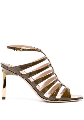 TOM FORD 95mm caged leather sandals - Green