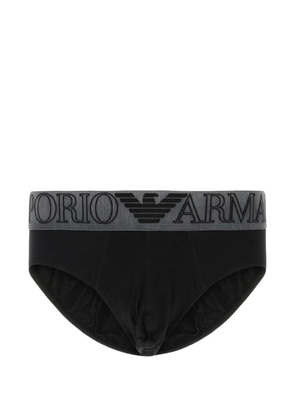 Emporio Armani elasticated waistband brief - Black
