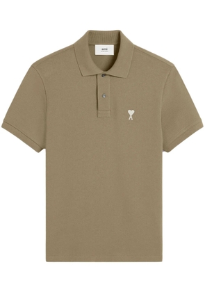 AMI Paris Ami de Coeur polo shirt - Green