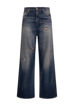 John Richmond ripped-detail jeans - Blue