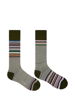 Paul Smith striped socks - Green