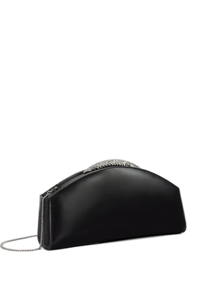Giuseppe Zanotti Atena leather clutch bag - Black