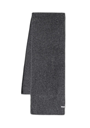 Marc O'Polo logo-patch scarf - Grey