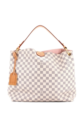 Louis Vuitton Pre-Owned Graceful Handbag Damier MM hobo bag - White