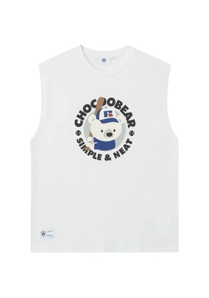 CHOCOOLATE graphic-print tank top - White