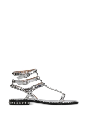 Ash Play studded buckled sandals - Silver