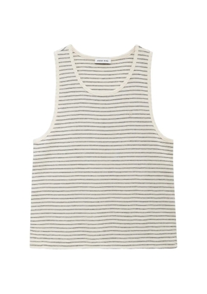 ANINE BING Juliann striped tank top - Neutrals