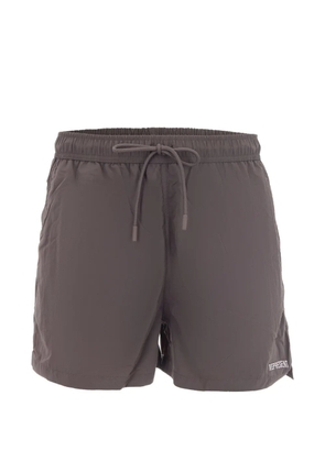 Represent drawstring swim shorts - Brown