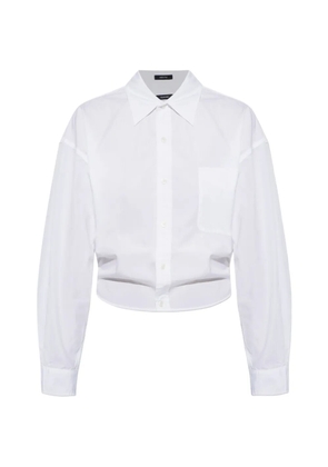 R13 cropped shirt - White