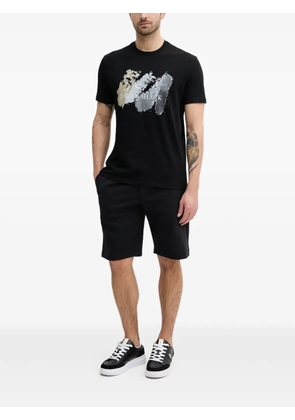 Paul & Shark logo T-shirt - Black