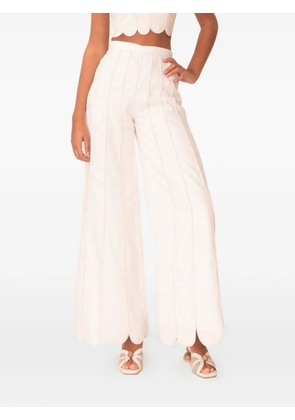 AZULU Coconut trousers - White