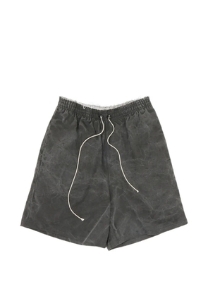 Camiel Fortgens drawstring washed-effect bermuda shorts - Grey
