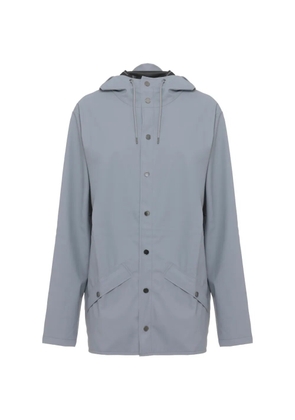 Rains button hoodie coat - Blue