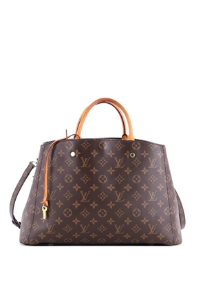 Louis Vuitton Pre-Owned Montaigne Handbag Monogram Canvas GM tote bag - Brown