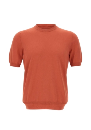 Gran Sasso short-sleeved sweater - Orange