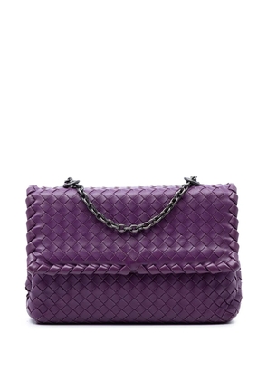 Bottega Veneta Pre-Owned 2012-2025 Small Nappa Intrecciato Olimpia shoulder bag - Purple