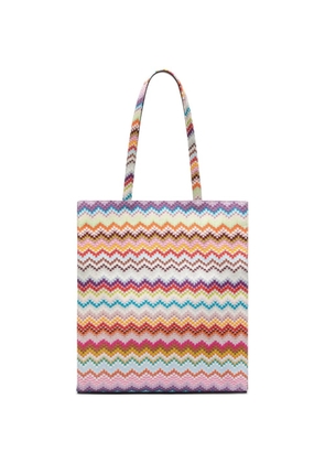 Missoni chevron shoulder bag - White