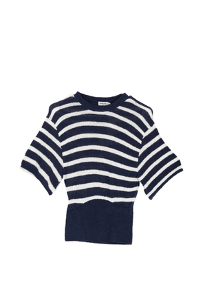 Simkhai striped knit sweater - Blue