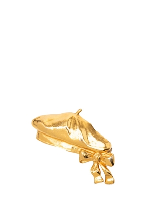 CHANEL Pre-Owned 1970-1980 Gold Plated Beret Hat Brooch costume brooch