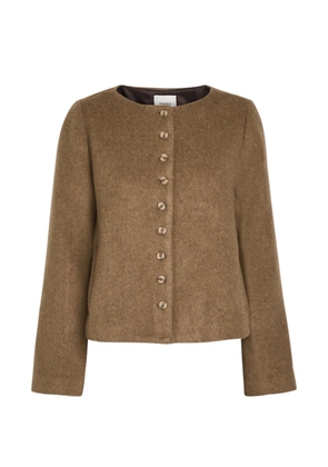 Reformation Lucia buttoned jacket - Brown