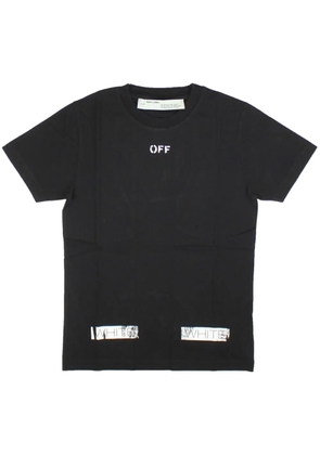 Off-White Diag-stripe cotton T-shirt - Black