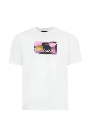 MARKET photoshoot smiley T-shirt - White