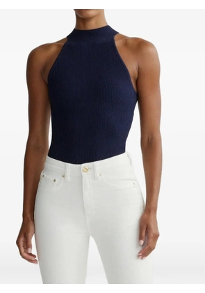 DL1961 ribbed halterneck top - Blue