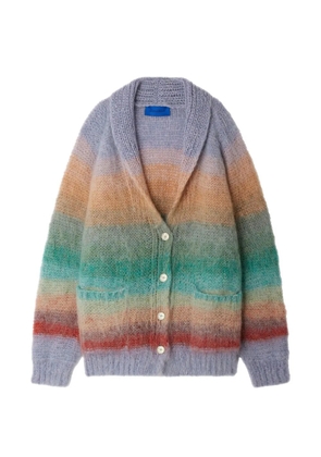 Mes Demoiselles Stone striped side-pocket cardigan - Purple